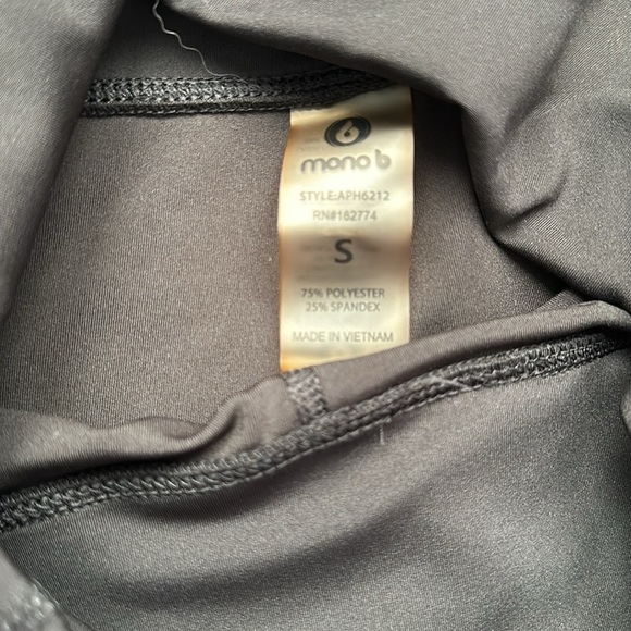 Mono B Everyday High Waist Leggings Black Size Small - Picture 9 of 11